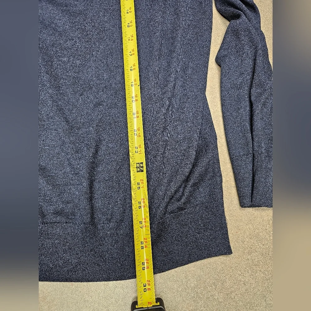 Banana Republic Sweater Mens XL Blue V Neck Cashmere Silk Luxury Blend - Picture 6 of 6